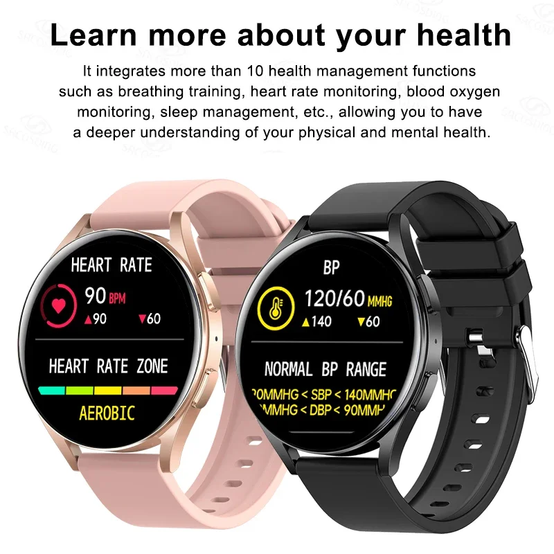 New Smartwatch for Men HD Full Touch Blood Pressure Blood Oxygen Bluetooth Call Sports Smart Watch Men Women For Android IOS 3