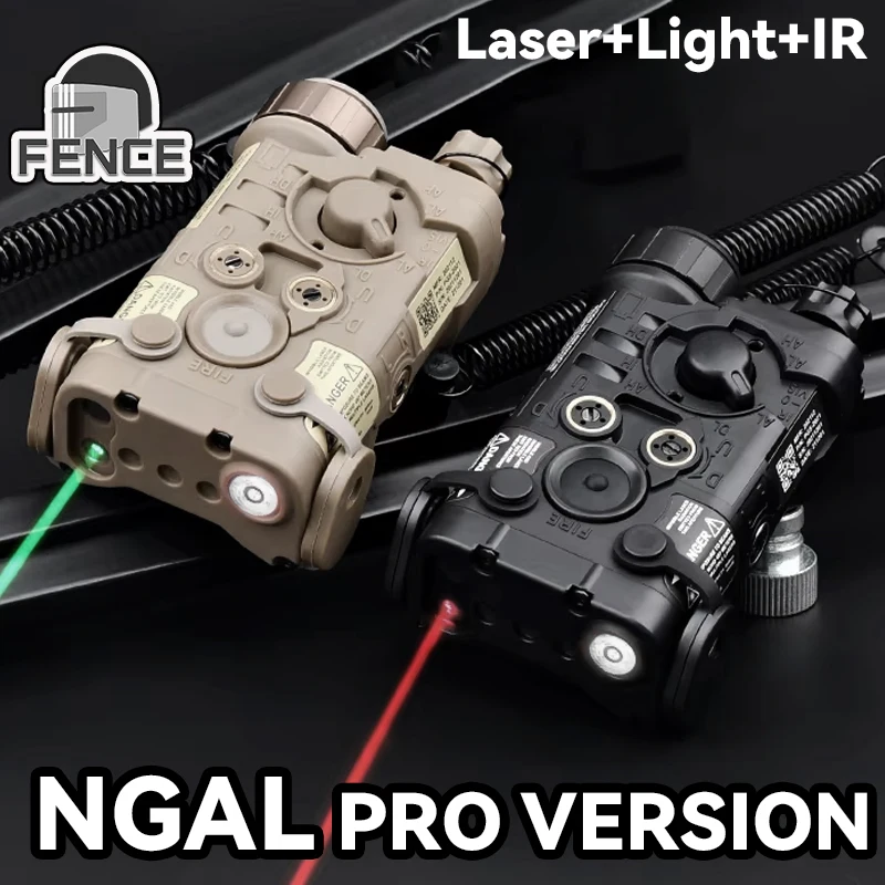 NGAL Pro Laser Point IR Flashlight powerful Hunting optic Red GreenTactical airsoft gear ar15 accessories Surefir PEQ15 OGL MAWL