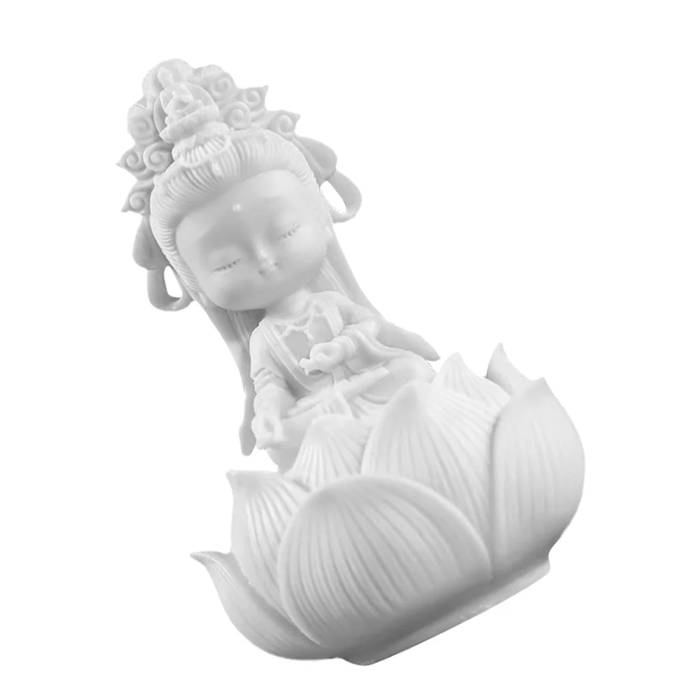 1Set Resin Buddha Statue Mini Sculpture Ideal for Home Entrances Gardens Decorative Craftsmanship Standout Mini Buddha Statue