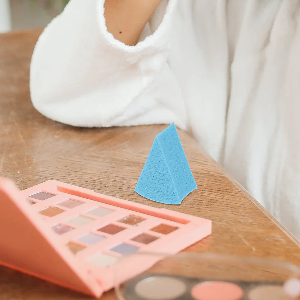 3 Zestawy Trójkątnych Gąbeczek do Makijażu, Do Użytku na Sucho i na Mokro, Aplikator do Podkładu, Korektora, Cieni do Powiek dla Kobiet