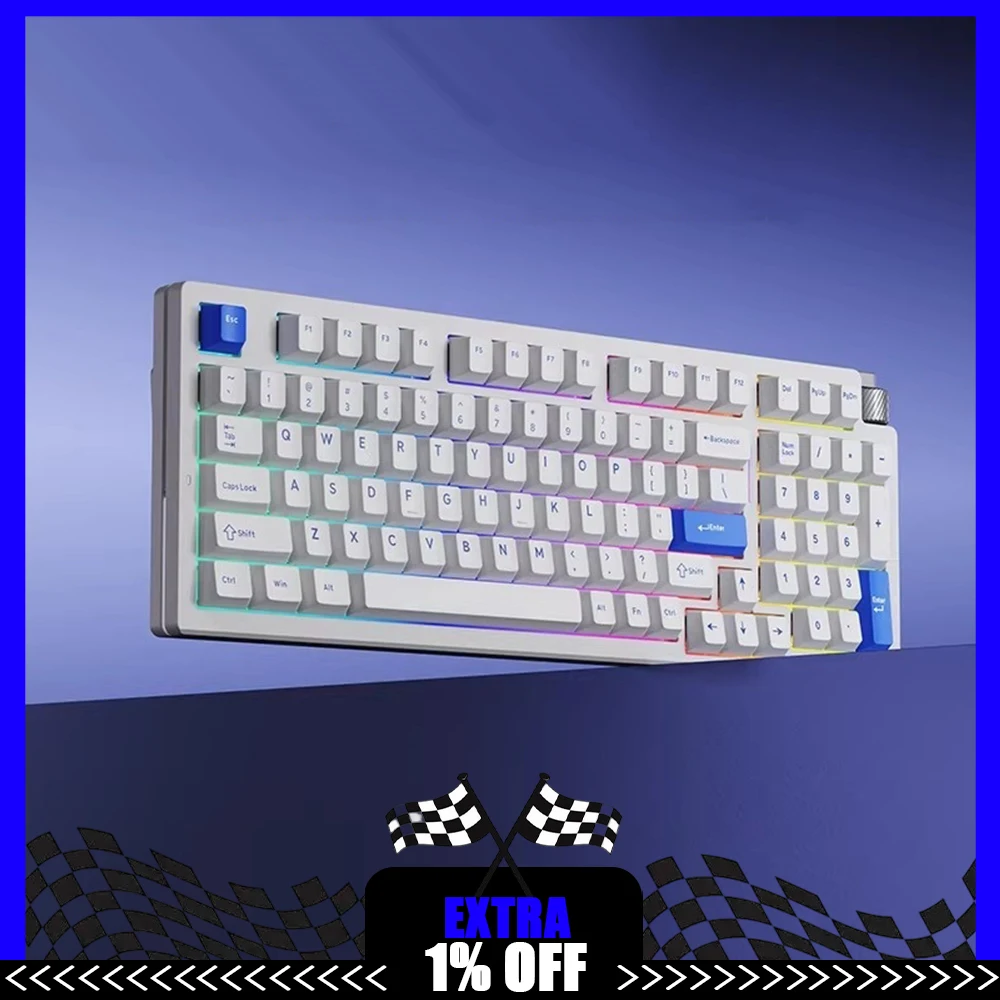DAREU COOL98 Mechanical Keyboard SOCD Function With Magnetic Axis Three Mods Low Delay RGB Keyboard Gasket PC Accessories Gifts