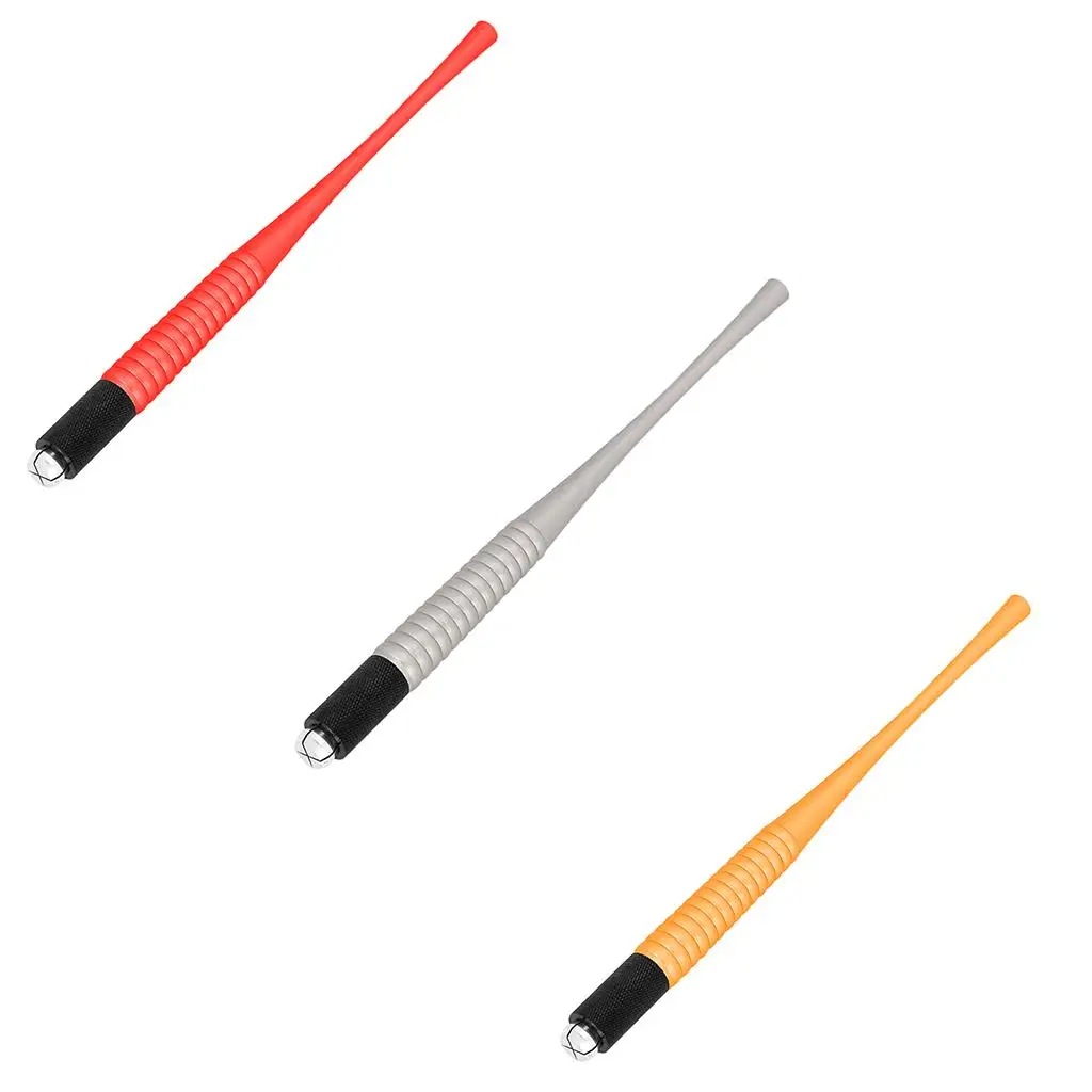 Lightweight Stainless Steel Eyebrow Microblading Pen Manual Tattoo Pen for Art Makeup Design and Studio Equipment