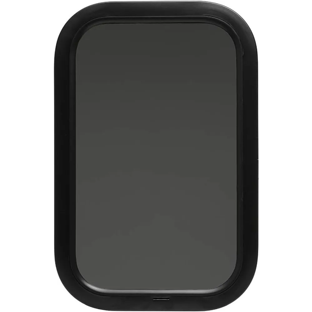 黒色のRV窓（12x18インチ、厚さ1.5インチ、取り付けリング付き）