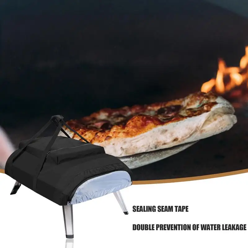 Pizza Oven Covers For Outside 16 Inch Pizza Oven Carry Cover Weatherproof Portable Bag Dust-Proof Outdoor Pizza Oven Accessories