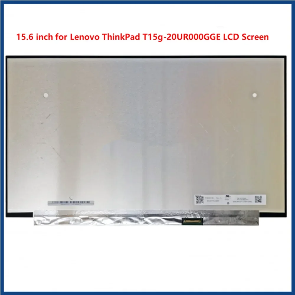 

15,6-дюймовый ЖК-экран для Lenovo ThinkPad T15g-20UR000GGE, тонкая панель IPS, 60 Гц, EDP, 30 контактов, 100% sRGB, FHD 1920x1080