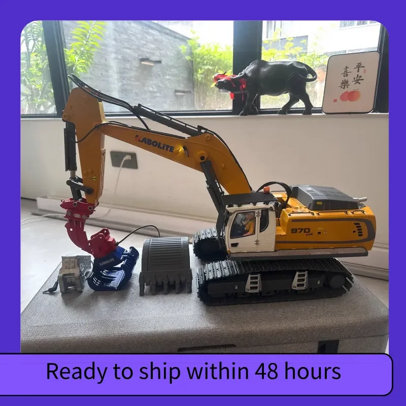 

Huina RC Excavator Truck 1/14 Scale K5901 Alloy Upgrade Remote Control Construction Toy for Boys Christmas Halloween Gift
