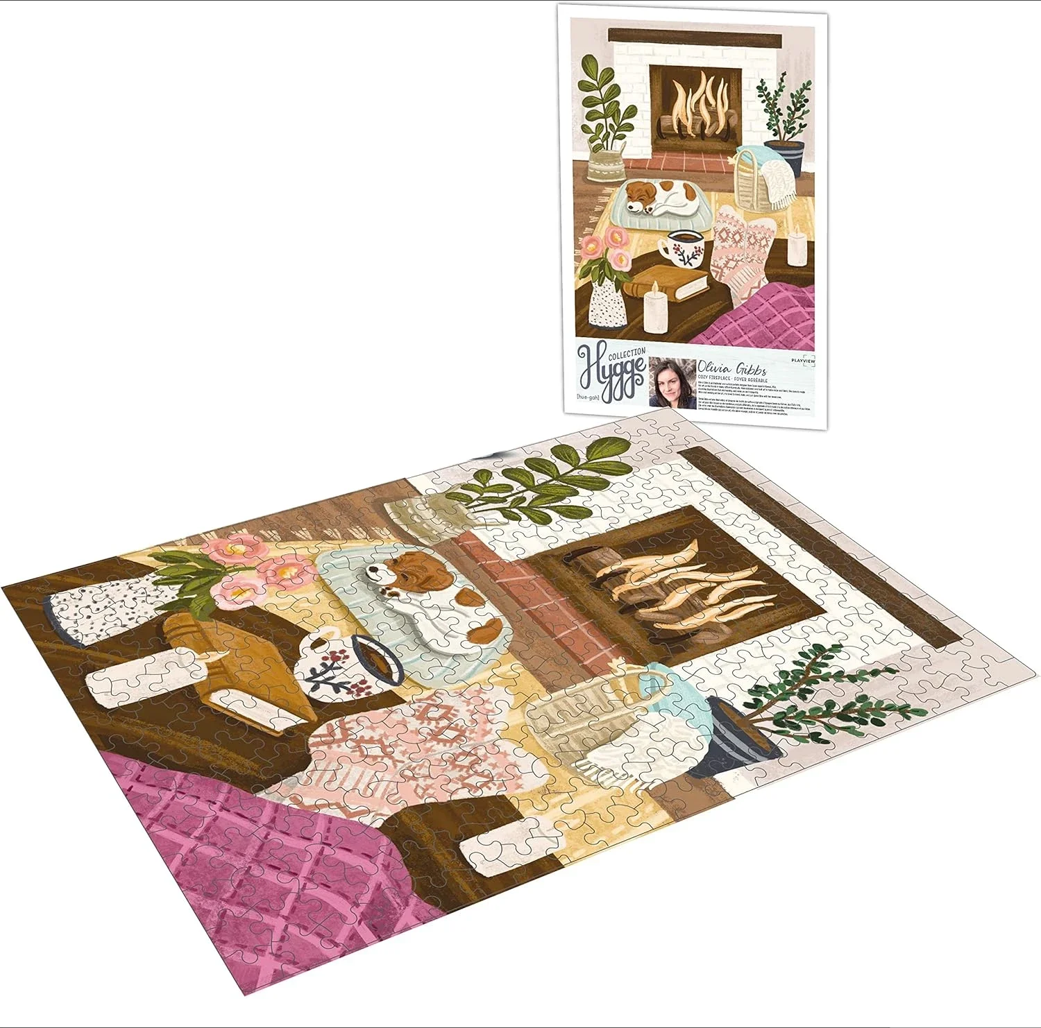 Lareira confortável 1000/500/300 peças quebra-cabeças de madeira desafiadores jogos de atividades familiares para sala de jogos quarto sala de estar