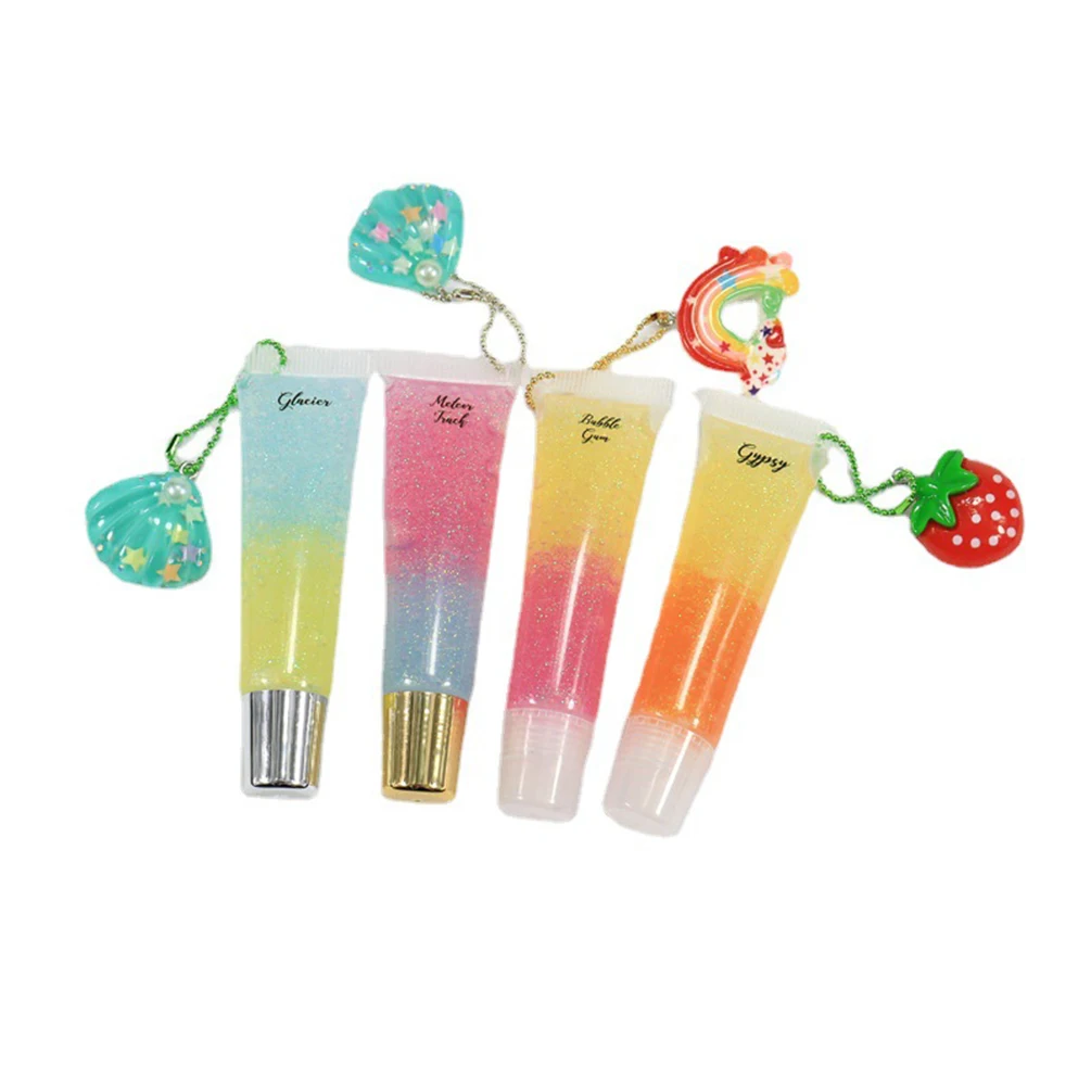 العلامة الخاصة 11 لون ملمع الشفاه 12 مللي طويل الأمد مقاوم للماء سهل التطبيق ترطيب شعار مخصص ماكياج سلسلة حلقة أنبوب #3