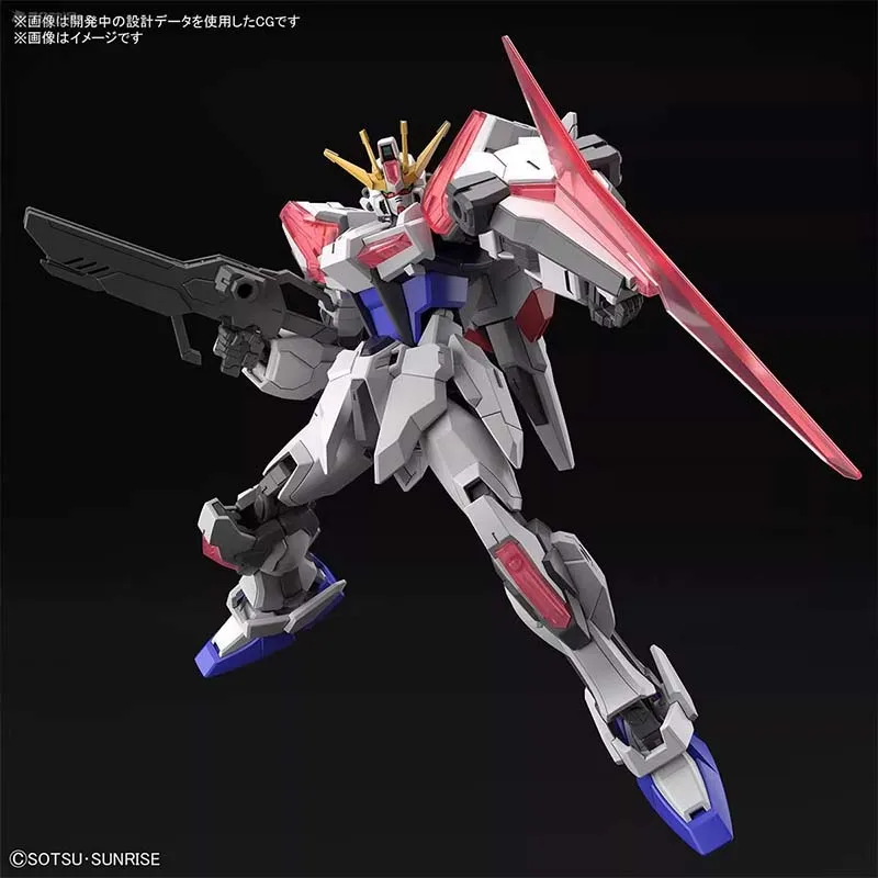 Bandai gundam modelo kit eg lah construir greve exceder galaxy figura de ação gunpla kit de construção anime figuras brinquedos para meninos presente