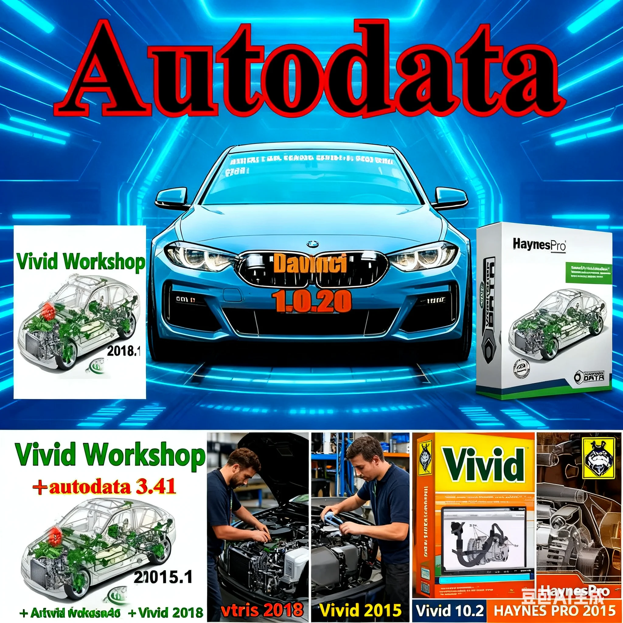 ورشة عمل حية 2018+ برنامج autodata 3.45 كتالوج قطع غيار السيارات (ATtris-Technik) لإصلاح السيارات في أوروبا vivid 2018