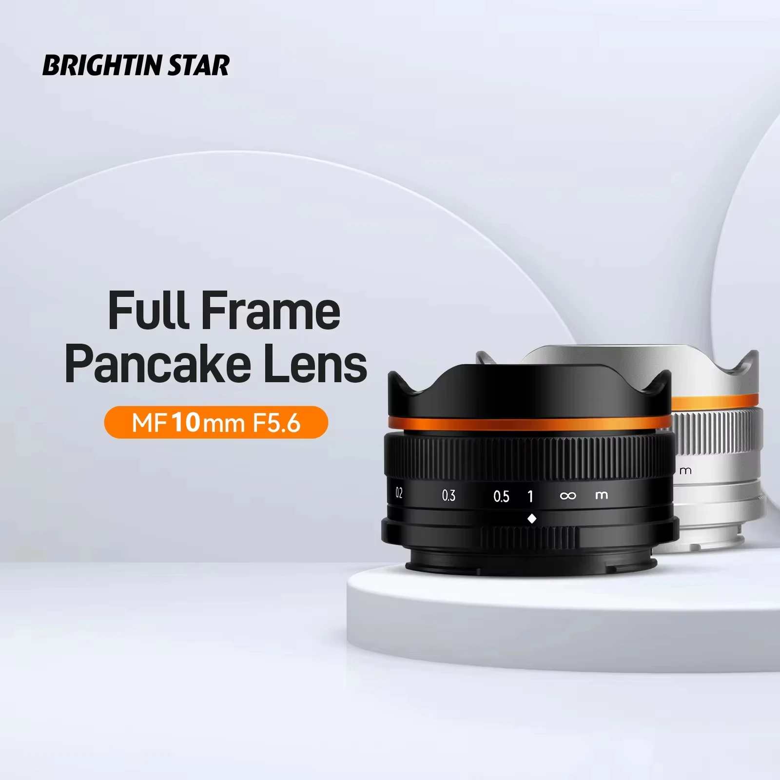 Brightin Star 10mm F5.6 Fisheye Wide Angle APS-C Mirrorless Camera Lens for Sony ZV-E10 A6400 Canon EF-M Nikon Z Fujifilm