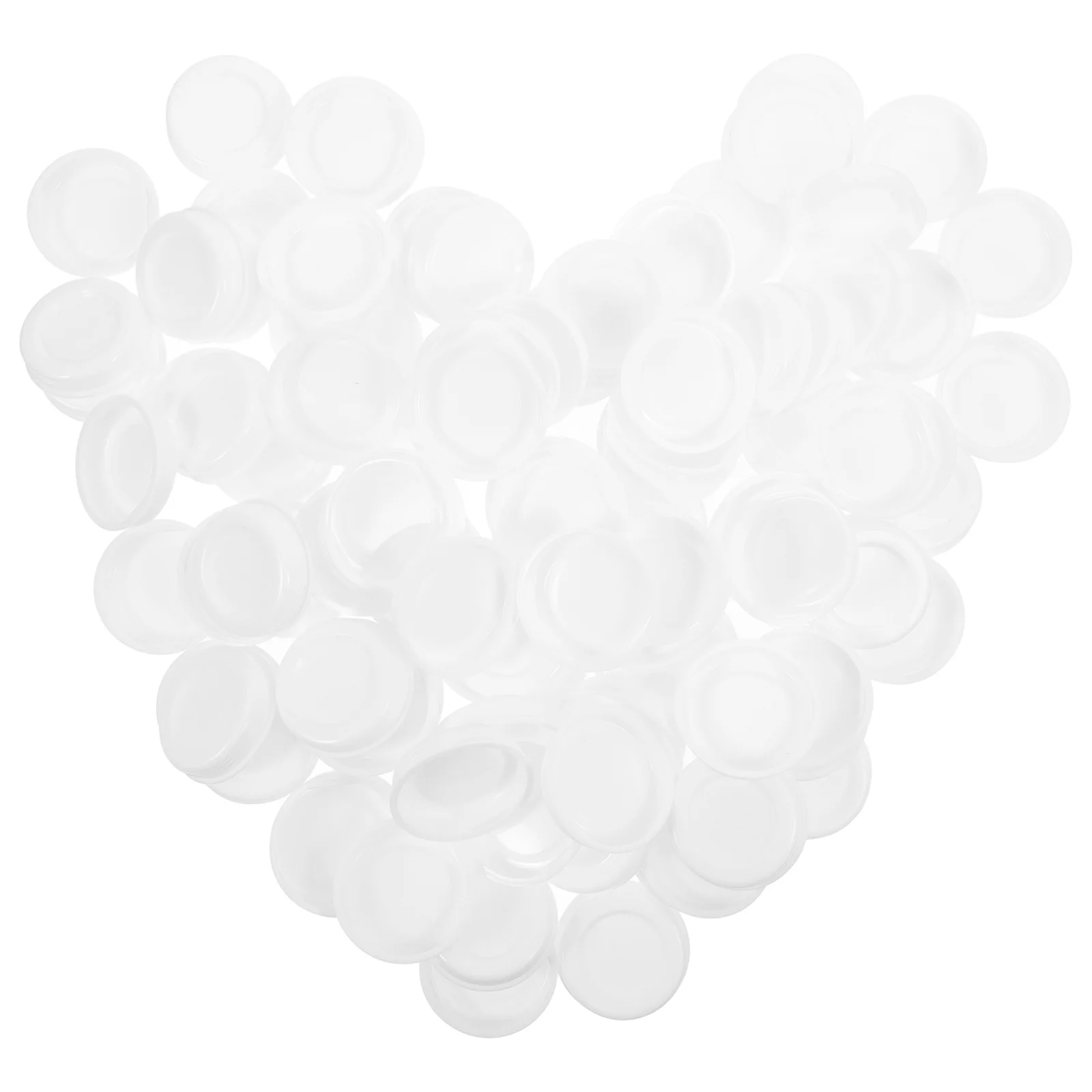 100Pcs Round End Caps for Paper Tubes Plastic Plug Caps Small Mailing Tube Covers Poster Tube Protection Multi-Use