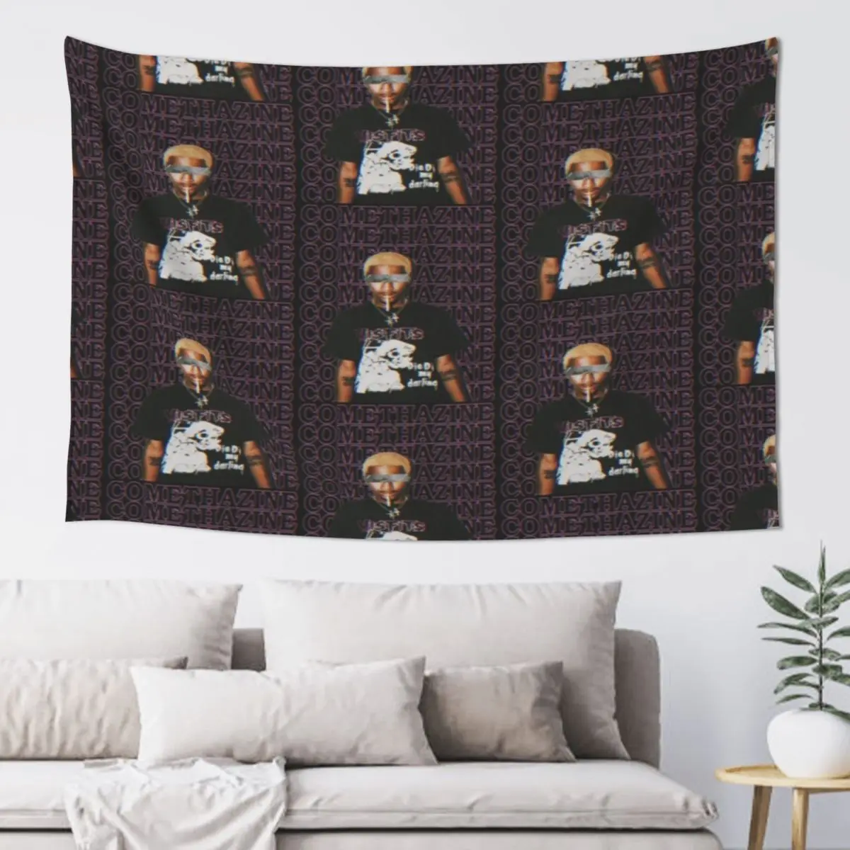 

Comethazine Tapestry Wallpaper Bedroom Luxury Living Room Decoration Wall Carpet Room Decoration Korean Style Tapestry