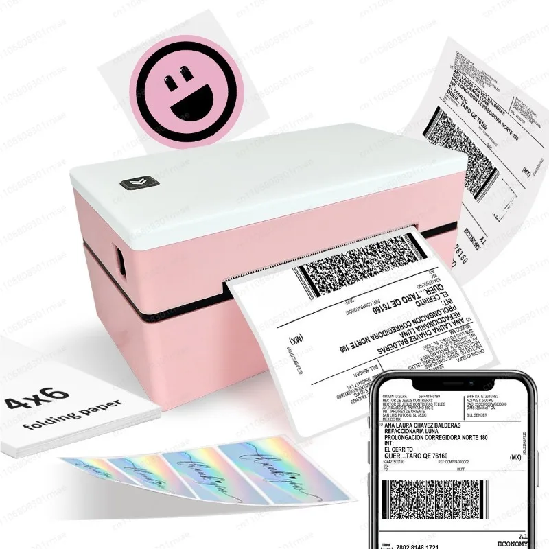 Express surface sheet printer Portable wireless thermal logistics label machine Small sticker printing