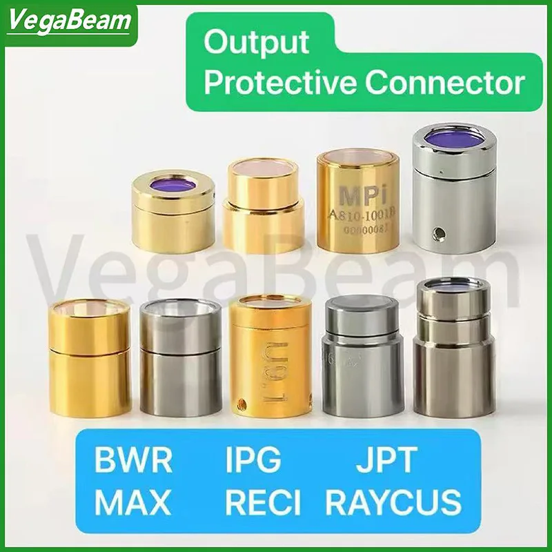 Reci MAX Raycus Fiber Optic Crystal Protective Cap IPG BWT QBH Protective Cap JPT GW Laser Fiber Optic Source Protection Windows