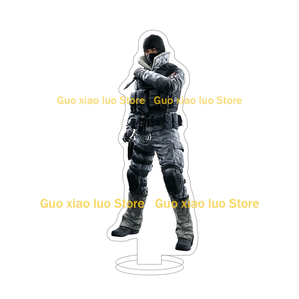 Rainbow Six Siege Official All character Ace Ash Iana Jackal Sledge Thermite Buck Azami Doc Anime Figure Acrylic stand keychain