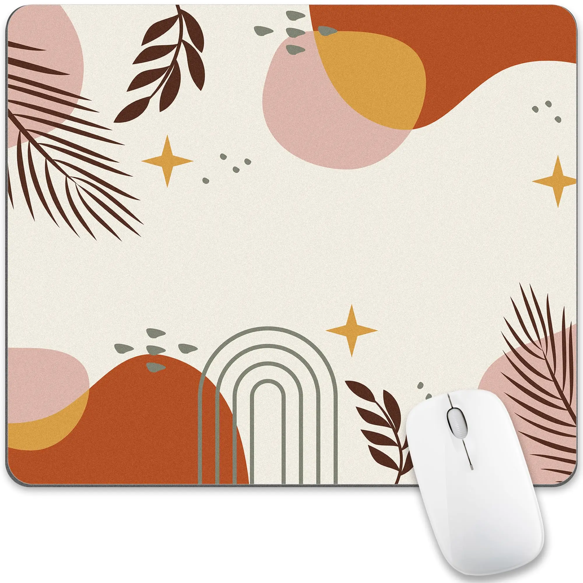 

High Quality Boho Pattern Printing Gaming Mousepad Gamer Mouse Mat Keyboard Mats Desk Pad Mousepads 22x18cm For Computer