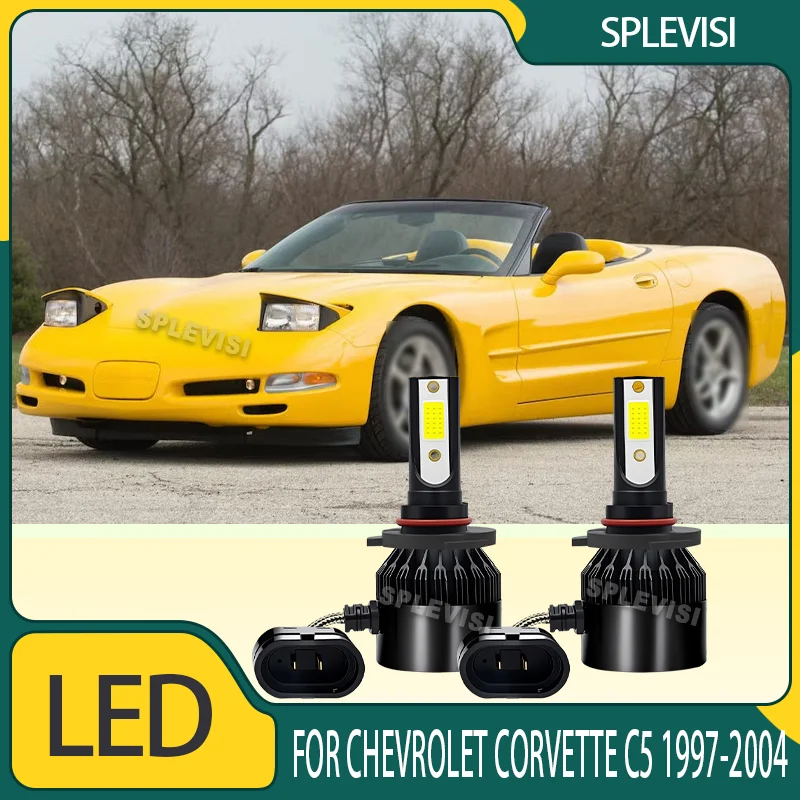 

LED High Beam Bulbs 3-year warranty Headlight Replacement For Chevrolet Corvette C5 1997 1998 1999 2000 2001 2002 2003 2004
