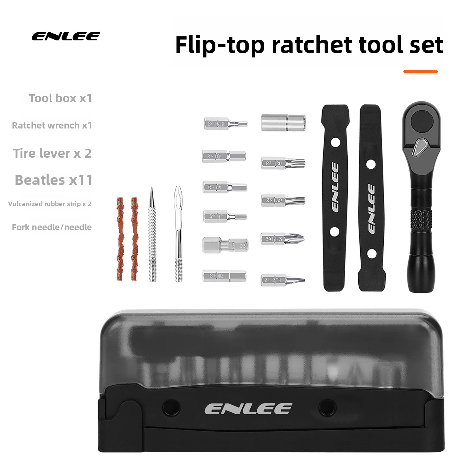 

Набор инструментов для велосипедов с интегрированным хранением, портативный многофункциональный инструмент для ремонта горных велосипедов