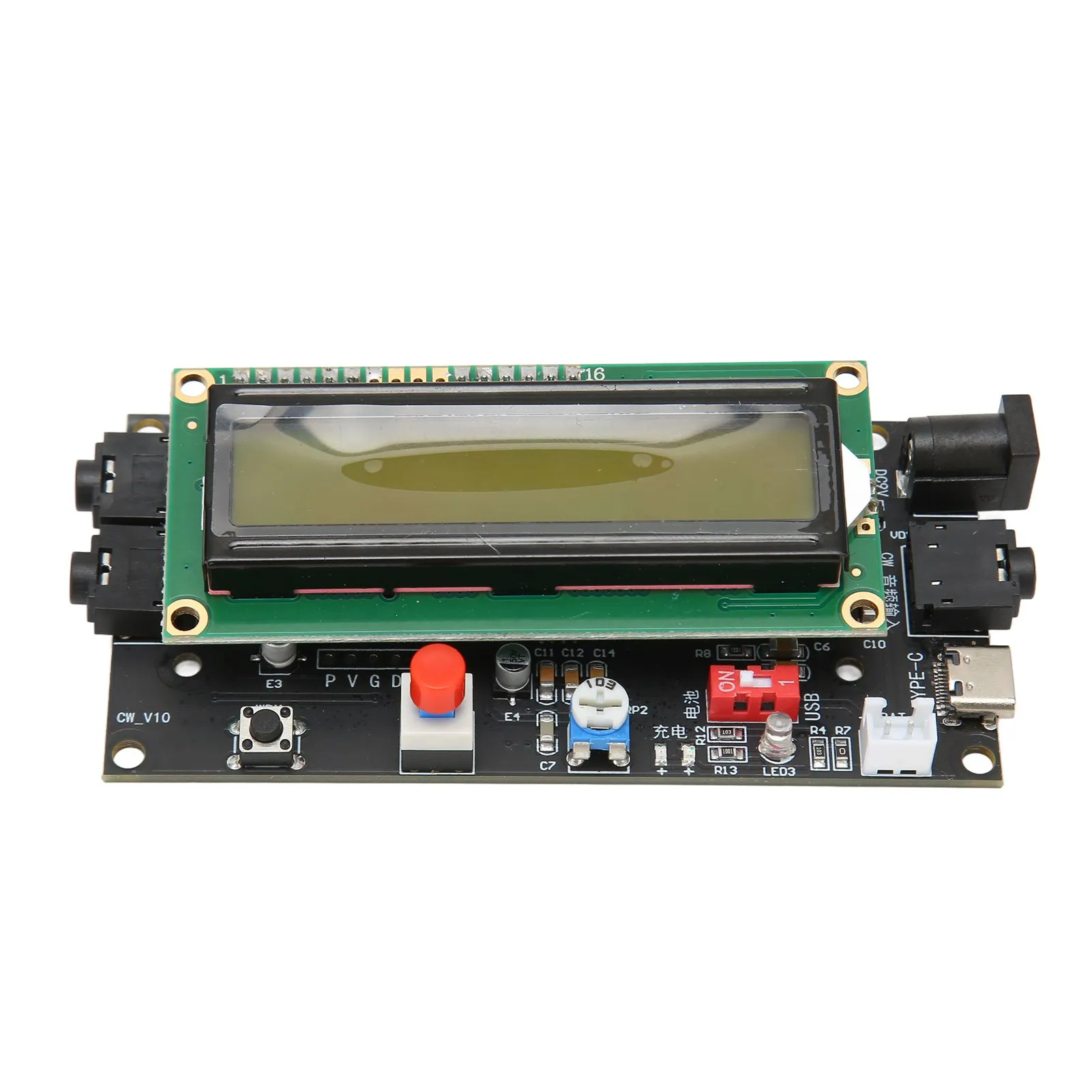 

CW Decoder Morse Reader Rechargeable Morse Reader Practical Portable Compact LED Display for Radio Direction Finding