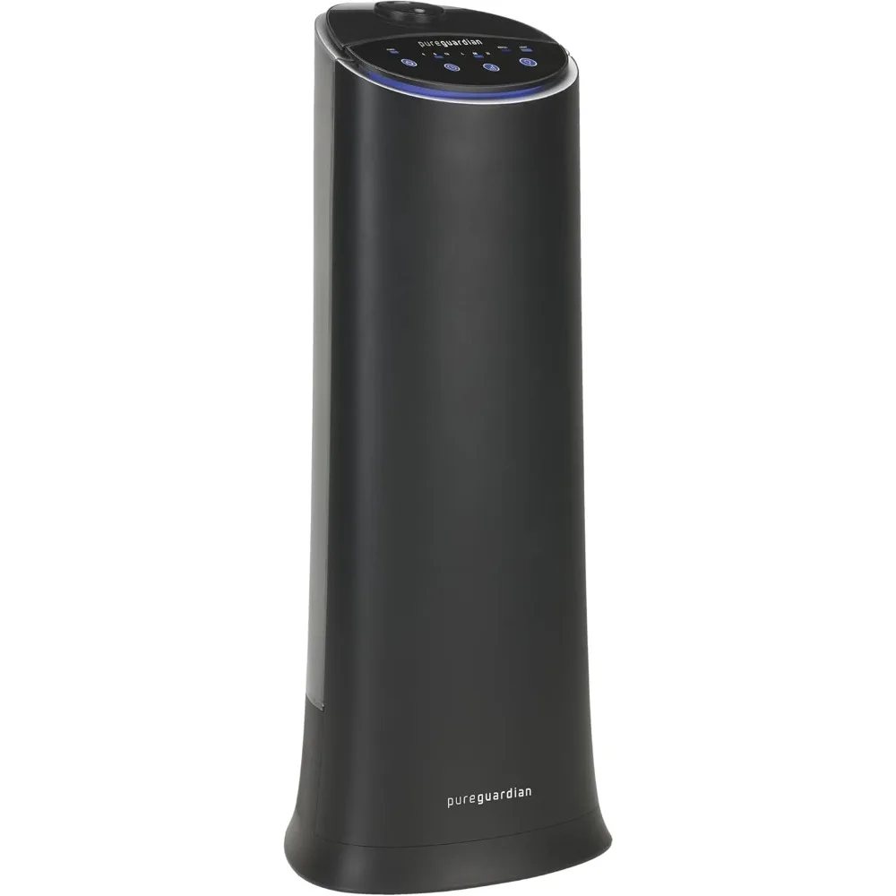 Ultrasonic Cool Mist Humidifier, 100 Hour Run Time, 1.5 Gallon Tank, 440 Sq. Ft. Coverage, Medium Rooms, Quiet,Filter Free,Black