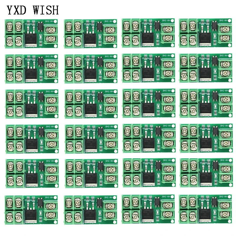 10 шт. модулей управления импульсным током DC 5V-36V, панель управления, драйвер полевых транзисторов MOS FET для светодиодов, двигателей, насосов, набор для самостоятельной сборки