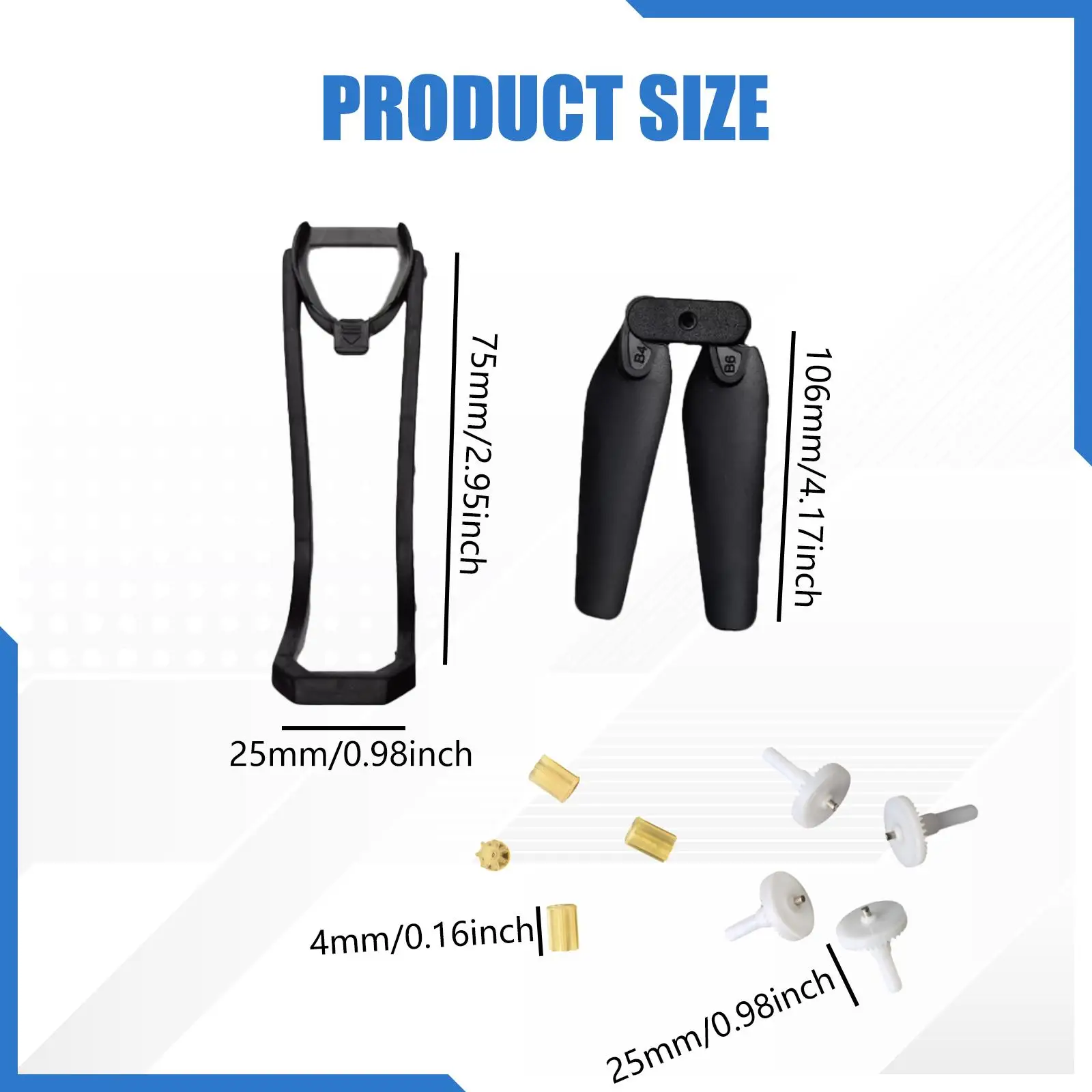 Folding Quadcopter Drone Spare Parts Lightweight Replacement