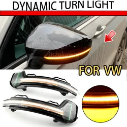 For VW Tiguan MK2 2017 2018 2019 Touareg MK3 EU 2019 LED Dynamic Turn Signal Light Flasher Flowing Water Blinker Flashing Light
