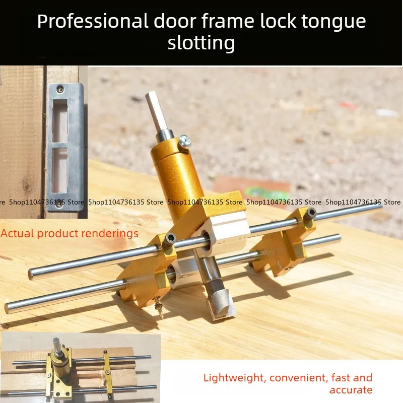 Door Frame Lock Tongue Slotter, Woodworking Tool, Multi-function