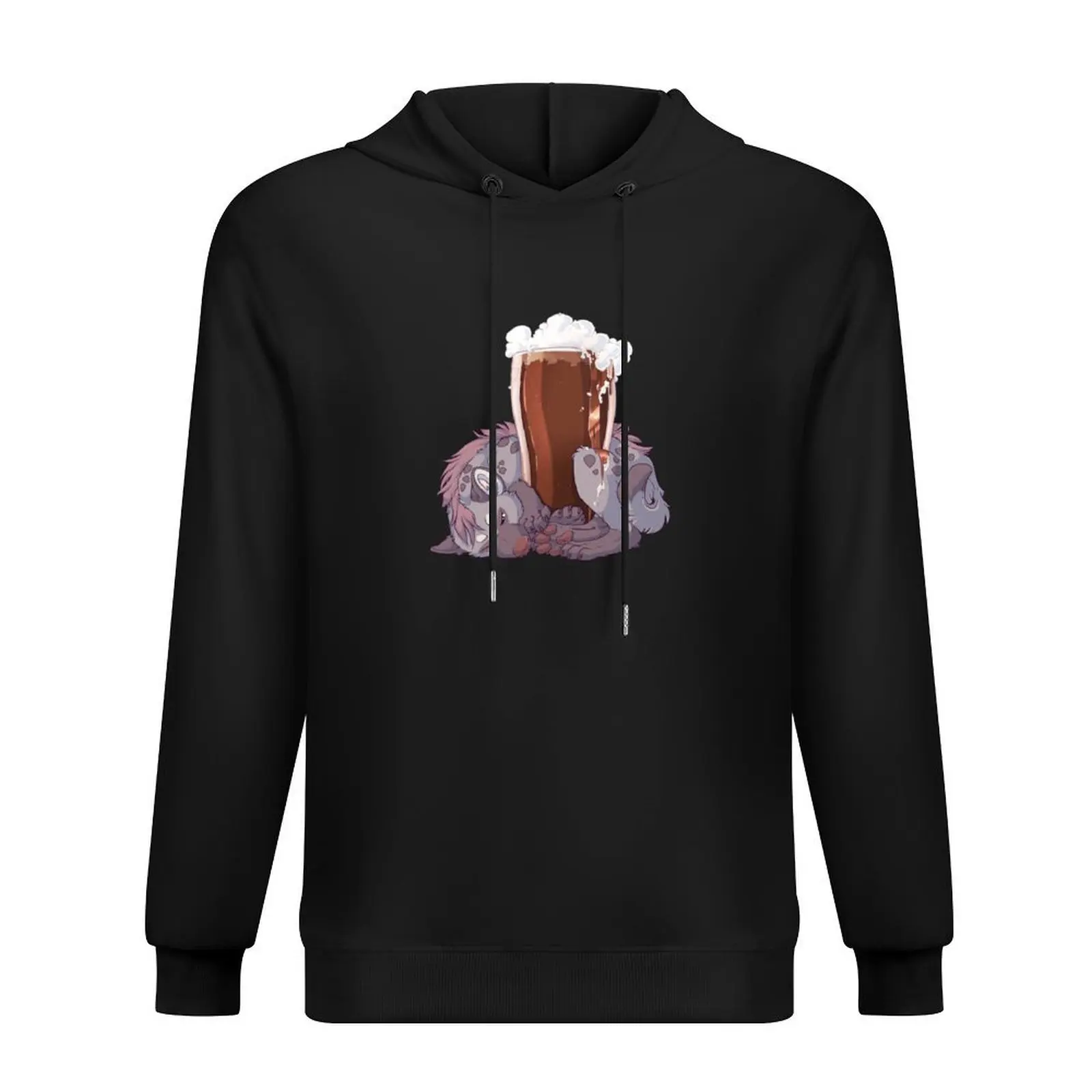 

[Yeen Beer] Brown Pint Hoodie men's autumn clothes fashion men mens clothes men's clothes graphic hoodie