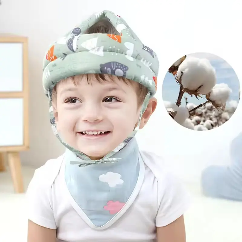 Anti-collision Protective Hat Baby Safety Helmet Soft Comfortable Head Security & Protection Adjustable Hats Baby Toddler Cap