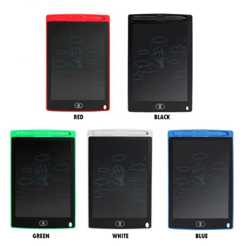 Tela LCD Desenho Tablet para Crianças, Placa de Escrita, Tablets Gráficos Digitais, Almofada Eletrônica de Escrita, Brinquedos Presente, 8,5 polegadas, 12 polegadas
