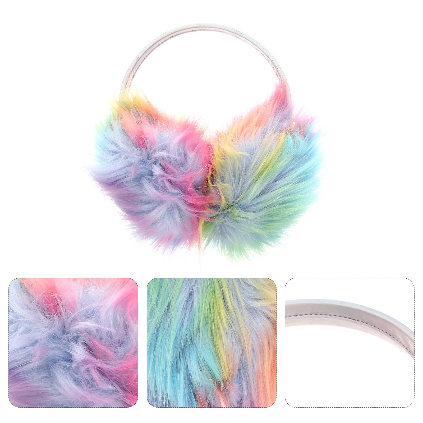 1 قطعة غطاء الأذن الدافئة الأخضر مريحة واقية الأذن إفشل ملابس الشتاء الدفء الأذنين الطقس البارد القبعات أغطية الرأس مريحة #4