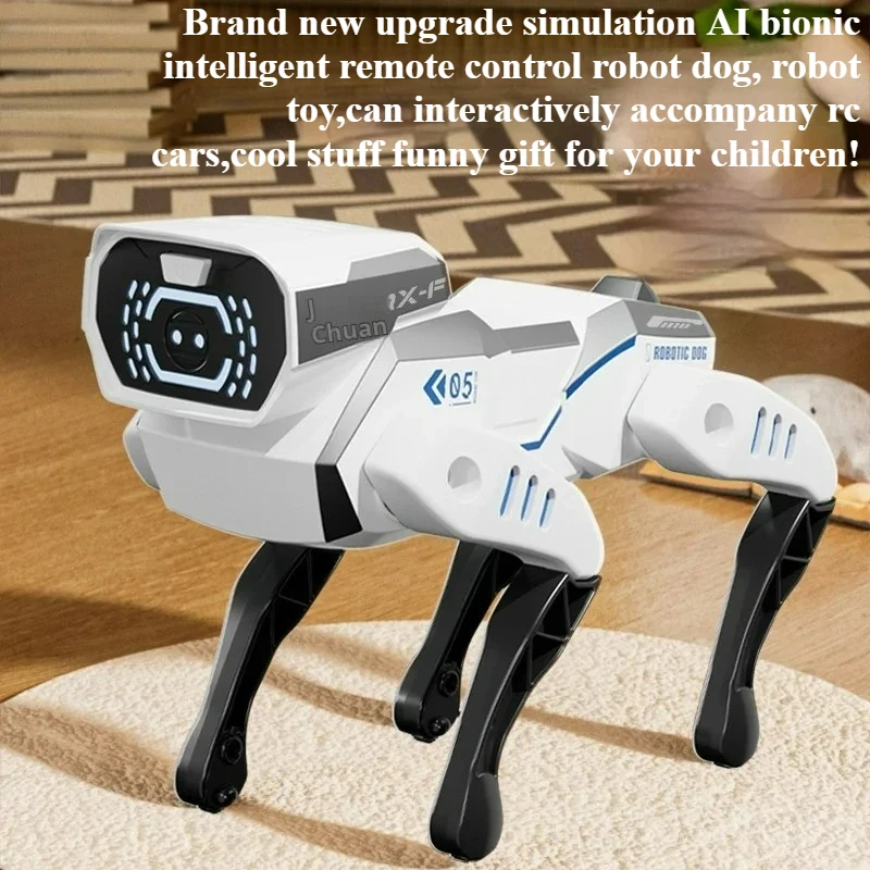 

Cool Stuff Toy Car Funny Gift-Hot Kawaii AI Intelligent Rc Robot Dog,Remote Control Car Toy,Voice Control Rc Cars Toys for Kids