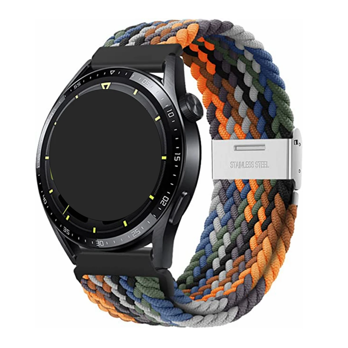 20 mm22mmfor Uhren armband dehnbar für Samsung Uhr 6 klassisches Armband verstellbares elastisches Nylon geflochtenes Armband Getriebe s3 classic