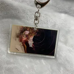 Anime Keychain William James Moriarty Acrylic Keyring Strap Figure Hanging Accessories