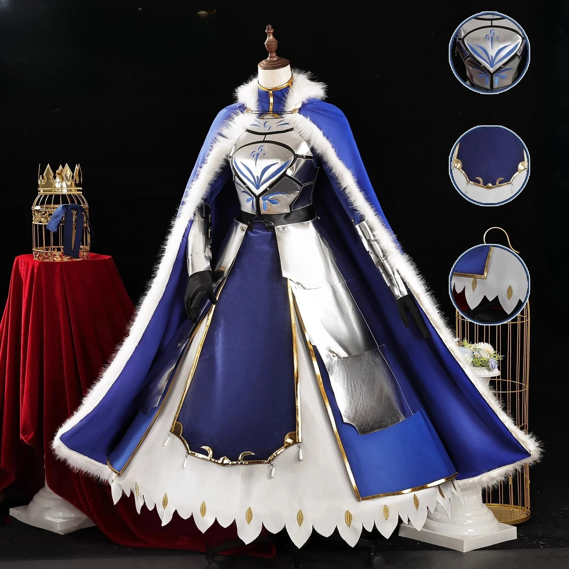 

Fate stay night SaberAltria Pendragon Cosplay Costume Outfit Halloween Carnival Party Role Play Uniform Suits 2026