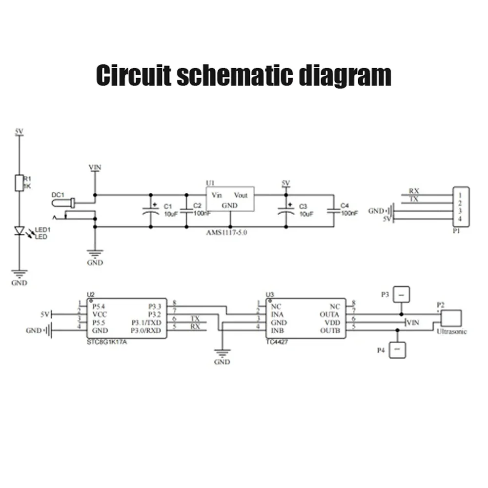 DIY Acoustic Levitation Device Ultrasound Waves Levitating Controller Electronic Circuit Board Welding Practice Set Loose Parts