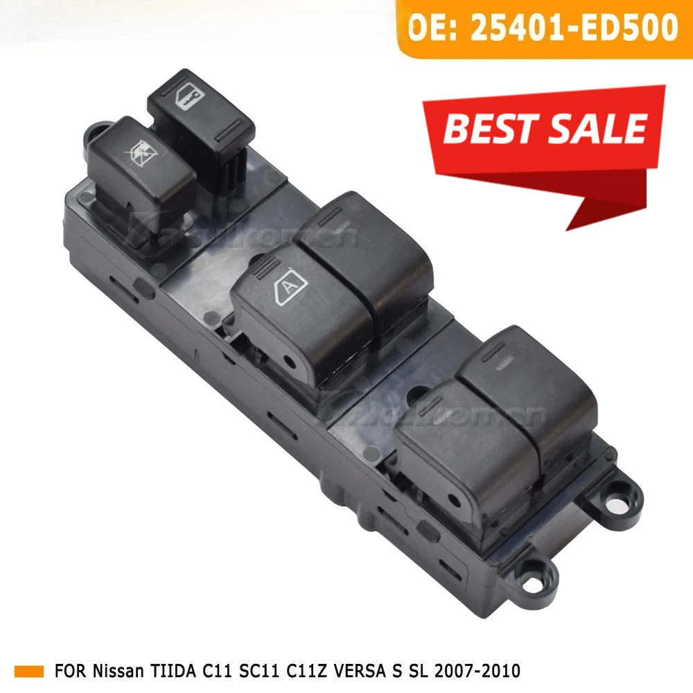 

25401-ED500 главный переключатель стеклоподъемника, кнопка регулятора для Nissan TIIDA C11 SC11 C11Z Teana Rogue Pathfinder Versa S SL 2007-10