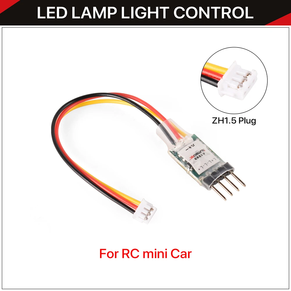 DUMBORC RC Light Controller LED Switch Panel System Turn on/Off 3CH for RC Car Vehicle RC Mini Car Fixed Wing Aircraft Parts