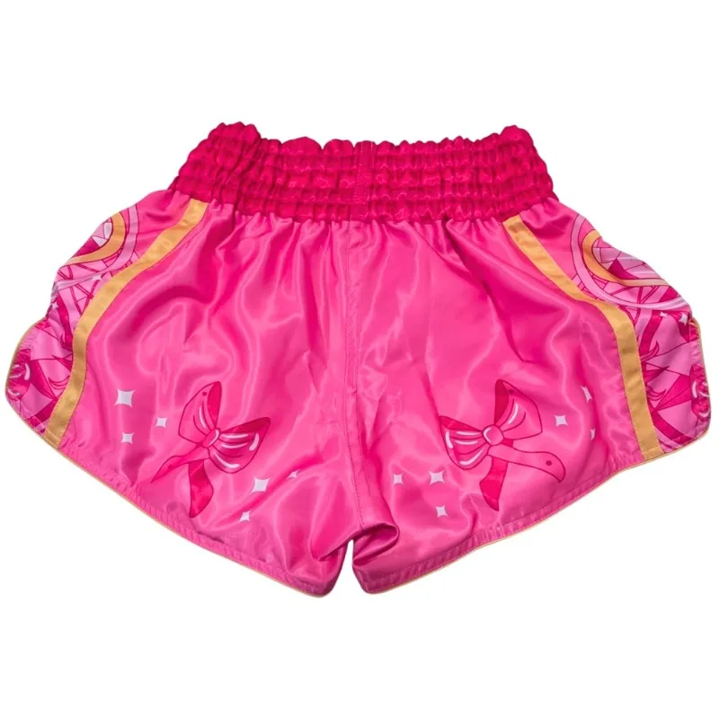 2026 Summer Muay Thai Shorts Martial Arts Shorts Men Oversized Breathable Quick Drying Sports Shorts Fight Training Outfit