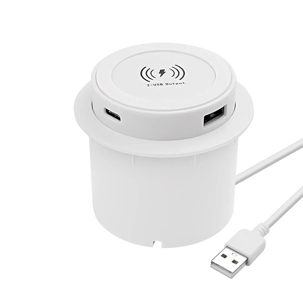 All in One 3 in 1 Wireless Charging Dock Fast Charging for Smartphones Smartwatches & Earbuds Compact for Desks and Nightstands