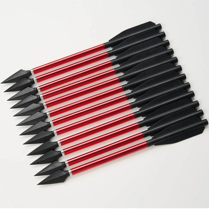 12 boxed New 6.25-inch blade arrow short exchangeable arrow 17cm short arrow shooting competitive New