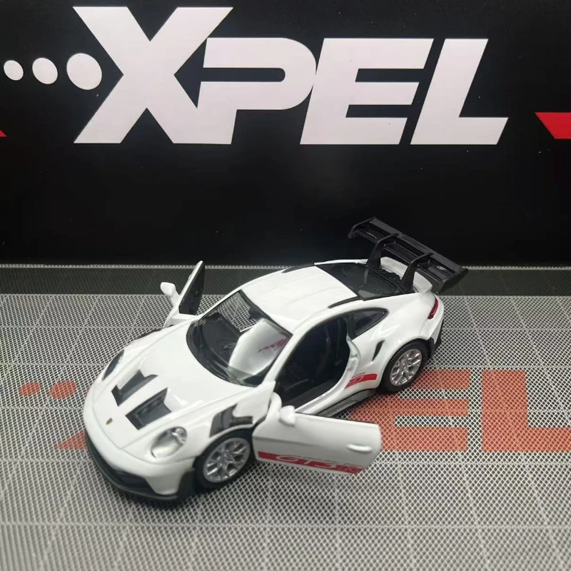 1:36 porsche 911 gt3 rs liga mini modelo de carro corrida diecasts brinquedo metal simulação esportiva coleção puxar para trás presentes das crianças