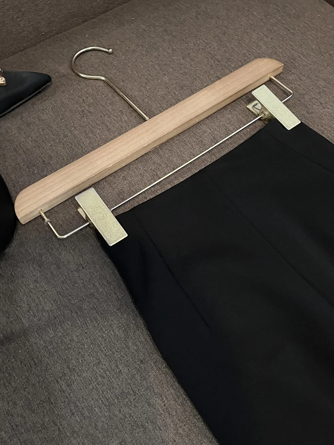 Bla Slimming Trousers Women's High Waist Wide Leg Pants Cotton Blend Casual Trousers Straight Cut High Waist Pants