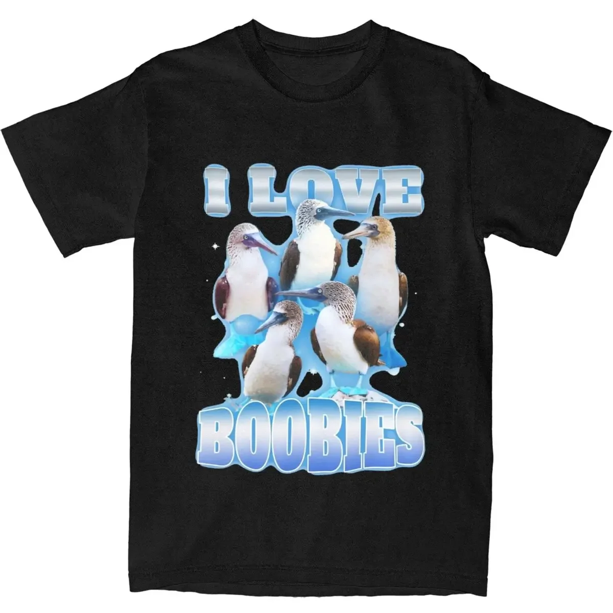 المرأة أنا أحب Boobies الطيور ميمي تي شيرت اكسسوارات مضحك الثدي الطيور النقي تي شيرت الملابس مذهلة تي شيرت النساء الملابس Y2K