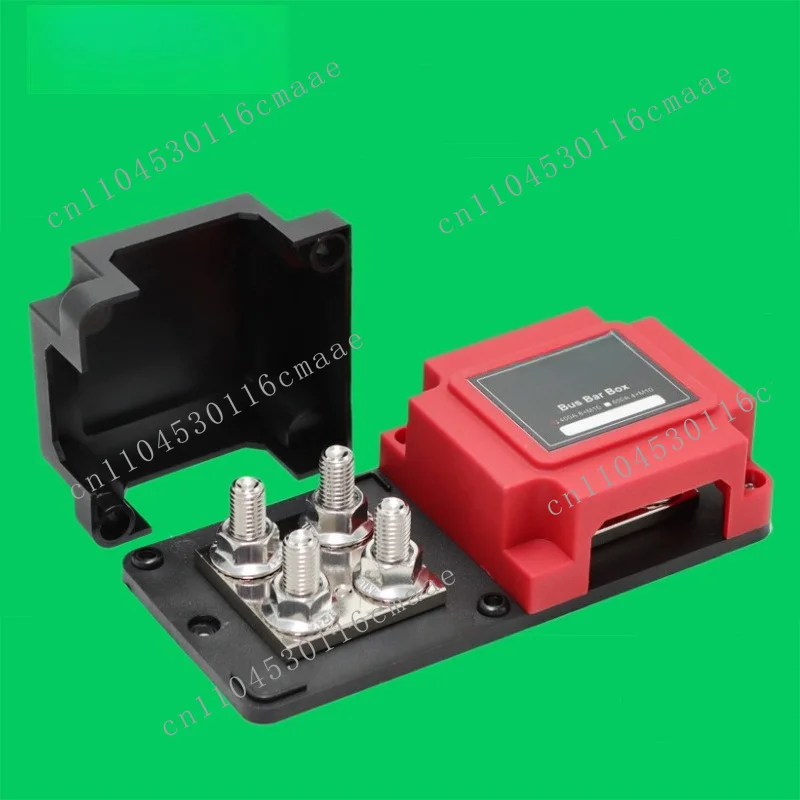 Suitable for Negative Terminal  of Automobile Ship Terminal Row, RV Modified General 48V400A Ship Terminal Row with Cover