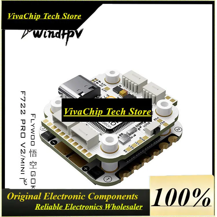 VivaFlywoo GOKU F722 PRO V2 55A 32-bit 128K FPV Racing Drone Mini 8-Channel