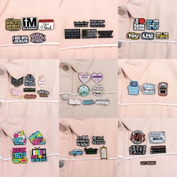 3-10PCS/SET Cartoon Lapel Pins - Alphabet Brooch Jewellery - Perfect Gifts for Friends and Family - Clothing Accessories