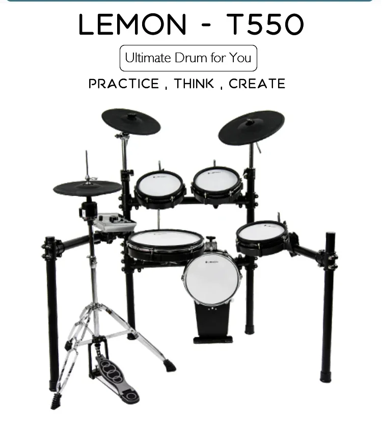 T550 Mesh Head Electronic Drum Set